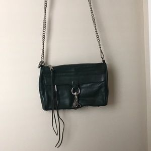 Rebecca Minkoff army green chain bag